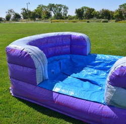 IMG 3565 1714098634 THUNDER DUAL LANE BOUNCE HOUSE WITH SLIDE WET