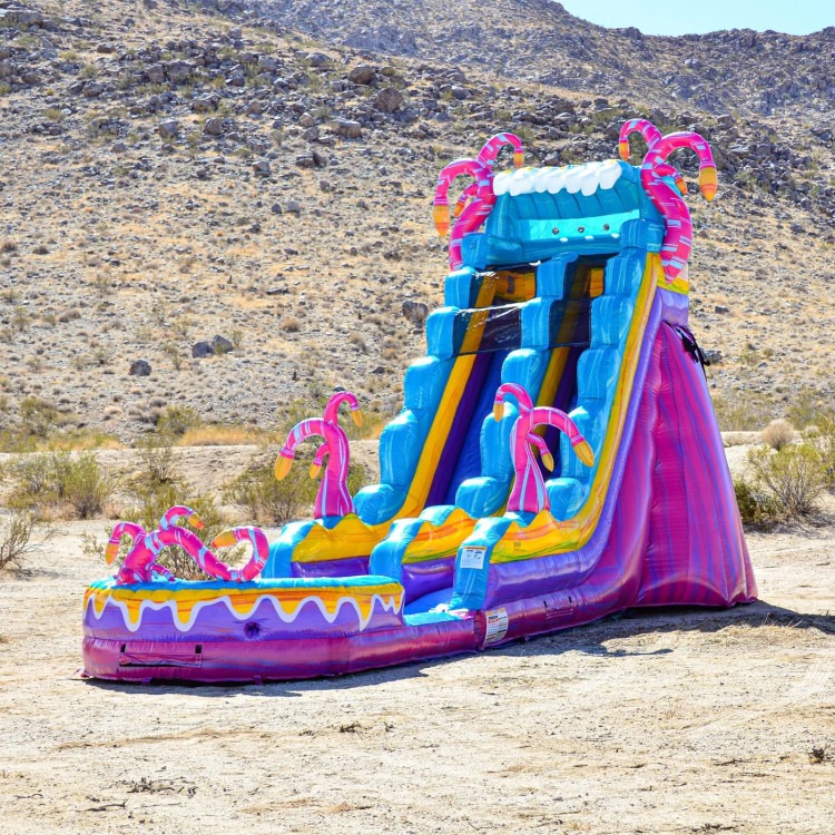 MYSTERIOUS JUNGLE 19 FT SLIDE WET OR DRY