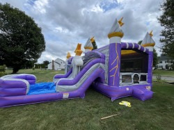 THUNDER2 1750812906 THUNDER DUAL LANE BOUNCE HOUSE WITH SLIDE WET